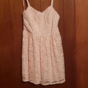 Light pink lacy dress
